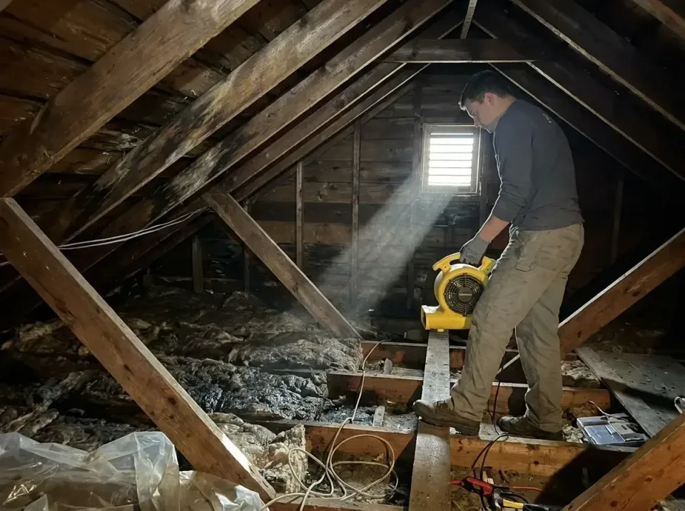 attic-water-damage-drying-proc-007 — frequently asked questions, Emergency Water Extraction & 24/7 Flood Response in Stockbr…